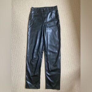 Dynamite straight leg leather pants
